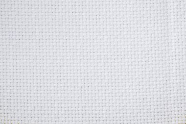 White background texture canvas for cross stit