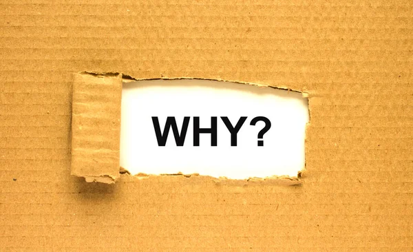 Metin Neden yırtık kahverengi kağıdın arkasında beliriyor