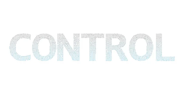 Control.Digital line vector design — Stock Vector