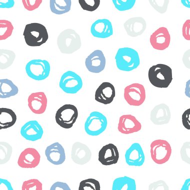 Yaz soyut süsleme ile Seamless modeli. Renkli mürekkep Kuru fırçalama. Pastel renkler. Elle çizilmiş arka plan.