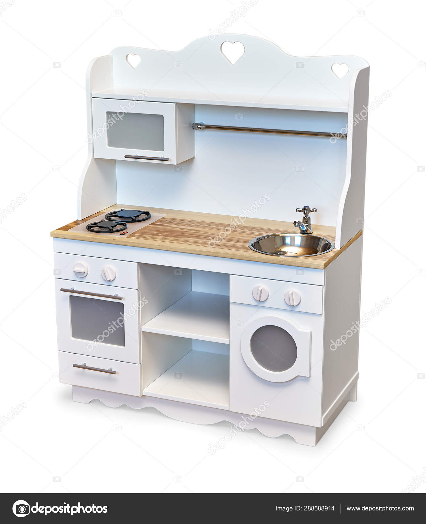 wooden toy kitchen