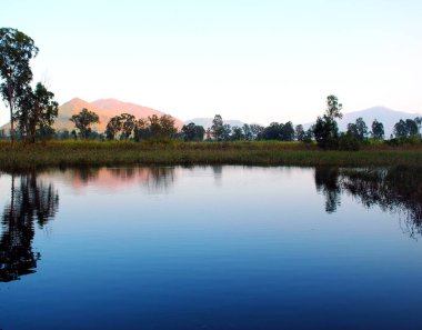 Nam Sang Wai Gölü manzaralı, Hong Kong