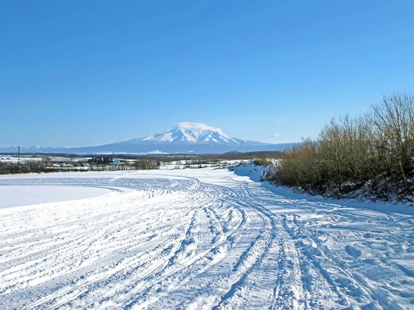 Japonya, Hokkaido 'da kış manzarası