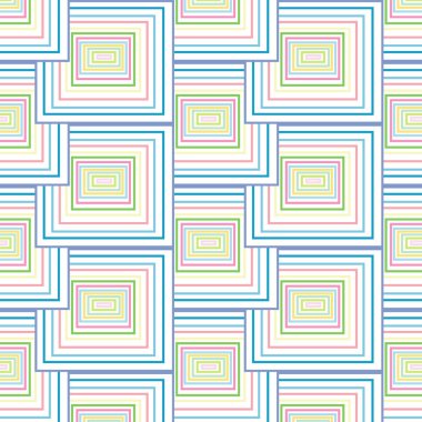 Renkli kare dikişsiz desen arkaplanı