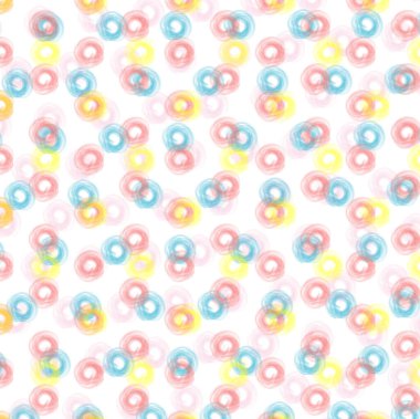 Yuvarlak Boş Daireler Desen Arkaplanı