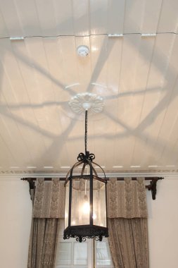 Macao, Çin - 09 / 18 / 2010: Taipa Ev Müzesi 'nde Macau sömürge dönemi eserleri sergileniyor