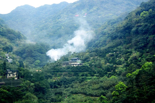 从山顶看风景 — 图库照片