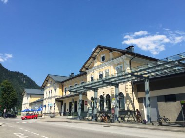 Avusturya şehrinde sokak