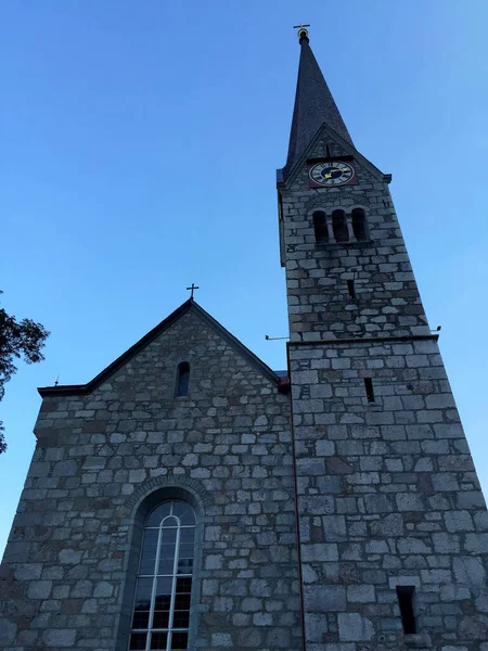 Chiesa Nel Comune Hallstatt Austria — Foto Stock