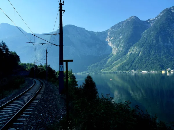 Vue Sur Côte Hallstatt Haute Autriche — Photo