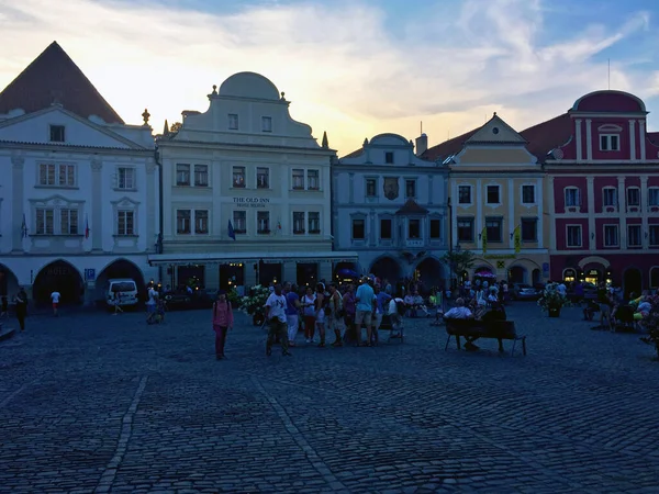 Old Town Square Cesky Krumlov Czech Republic — Stock Photo, Image