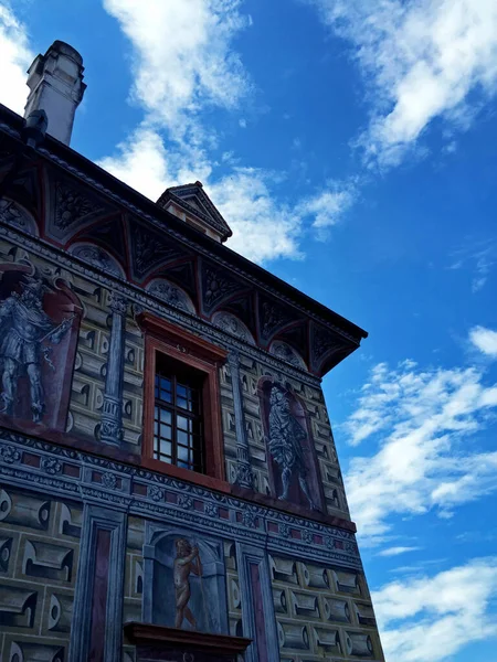 Burg Cesky Krumlov Der Tschechischen Republik — Stockfoto