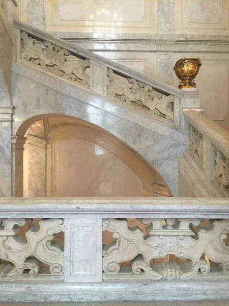Escadaria Principal Ala Neue Burg Palácio Hofburg Viena Áustria — Fotografia de Stock