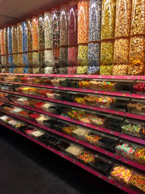 Şekerler dükkanda satılıyor, Amsterdam, Kuzey Hollanda, Hollanda