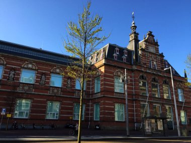 Amsterdam, Kuzey Hollanda, Hollanda 'da sokak manzarası