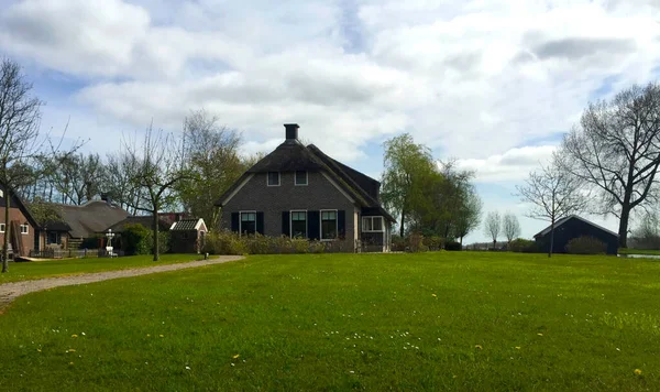 Village Landscape Giethoorn Holland Netherlands — 스톡 사진