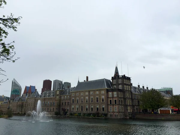 Binnenhof Гааги Гофвієром Центрі Гааги Нідерланди — стокове фото