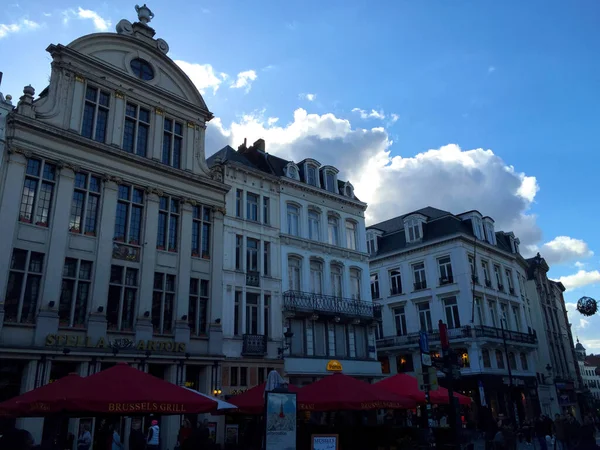 比利时布鲁塞尔市街道 — 图库照片