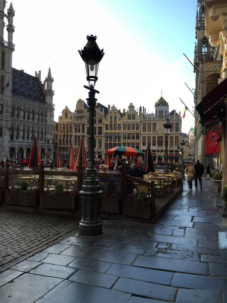 Grand Place Det Centrala Torget Bryssel Belgien — Stockfoto