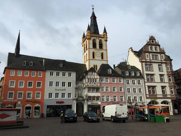 Widok Ulicę Trier Niemcy — Zdjęcie stockowe