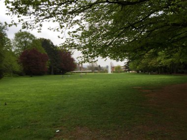 Trier Almanya 'daki Seçim Sarayı bahçesi.