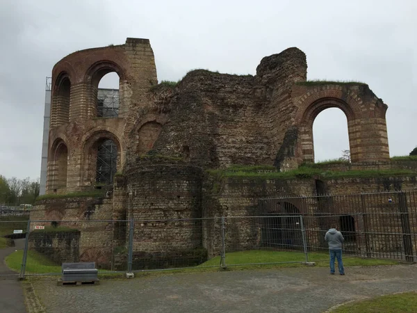 Trier Almanya Mparatorluk Hamamları — Stok fotoğraf