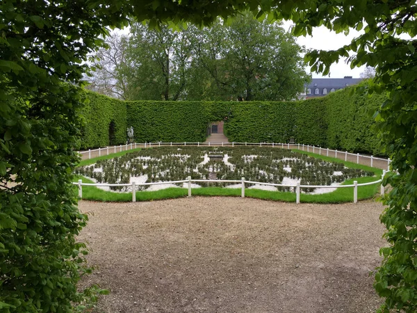Сад Виборчих Палаців Трір Німеччині — стокове фото