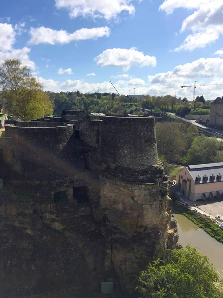 Bock Befästningar Casemates Bock Luxemburg — Stockfoto