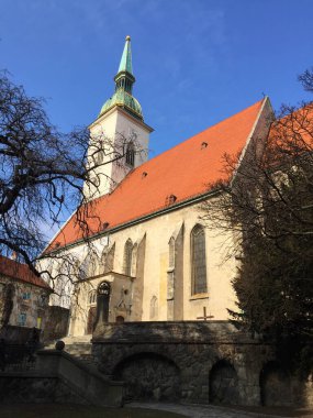 Bratislava Slovakya 'daki St. Martin Katedrali