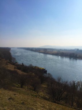 Bratislava Slovakya 'daki Devin Kalesi