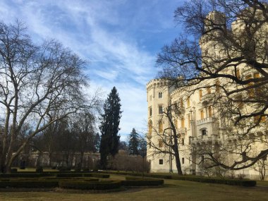 Çek Cumhuriyeti 'ndeki Hluboka nad Vltavou Kalesi