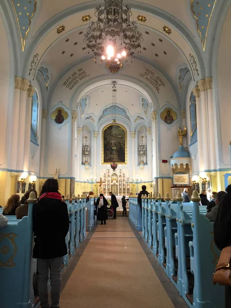 Bratislava Igreja Azul Santa Isabel Hungria Eslováquia — Fotografia de Stock