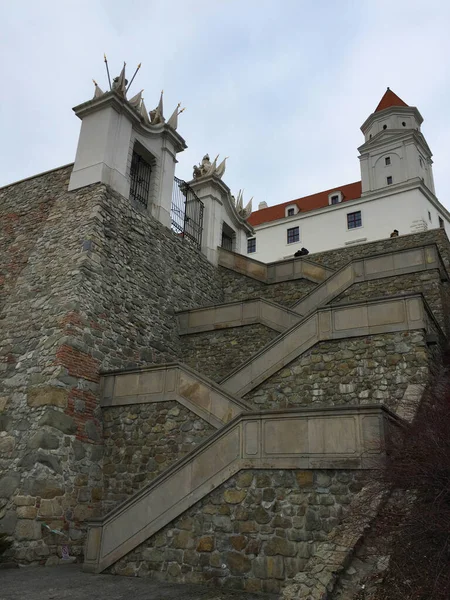 Братиславський Замок Братиславі Словаччина — стокове фото