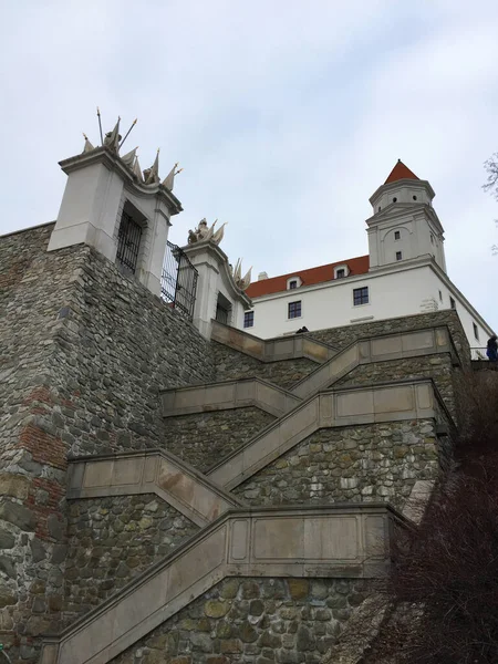 Castillo Bratislava Bratislava Eslovaquia — Foto de Stock