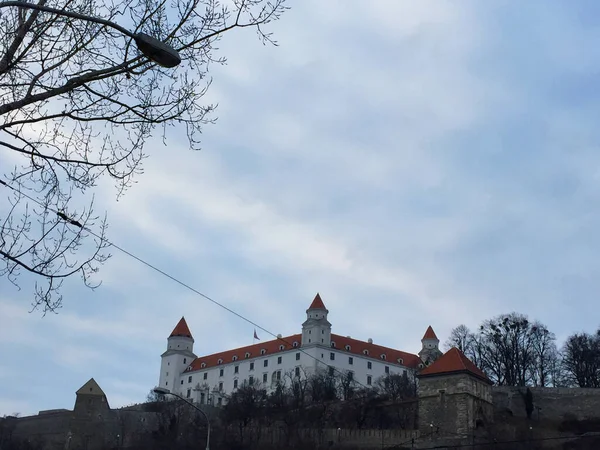 Castelo Bratislava Bratislava Eslováquia — Fotografia de Stock