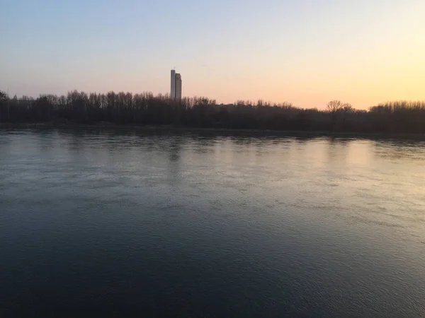 Danube River Bratislava Slovakia — Stock Photo, Image