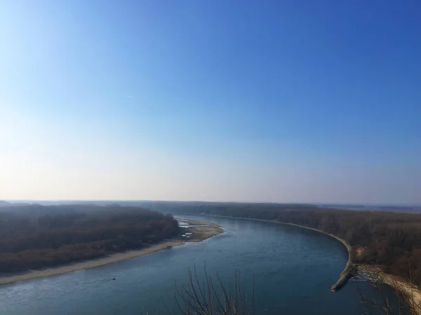 Замку Девін Братиславі — стокове фото