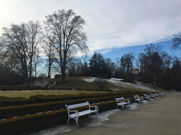 Castello Hluboka Nad Vltavou Repubblica Ceca — Foto Stock