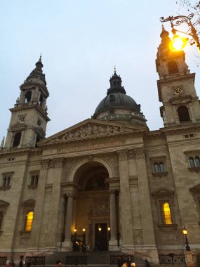 Budapeşte 'deki Aziz Stephen Bazilikası Kilisesi
