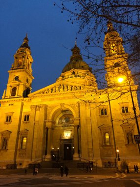 Budapeşte 'deki Aziz Stephen Bazilikası Kilisesi