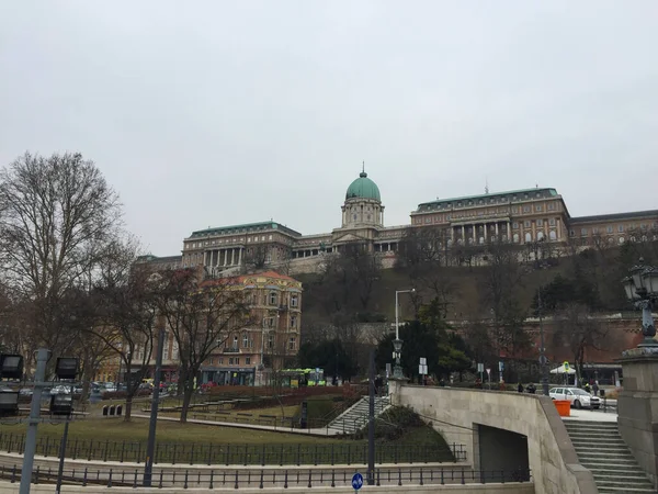 Budapeşte Macaristan Daki Budapeşte Kraliyet Sarayı — Stok fotoğraf