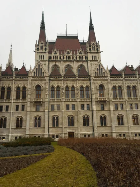 Construção Parlamento Budapeste Hungria — Fotografia de Stock