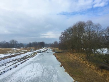 Kar tarlaları, Çek Cumhuriyeti 'nde kış manzarası