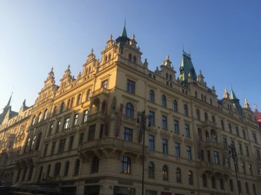 Prag, Çek Cumhuriyeti 'ndeki eski kentin sokakları