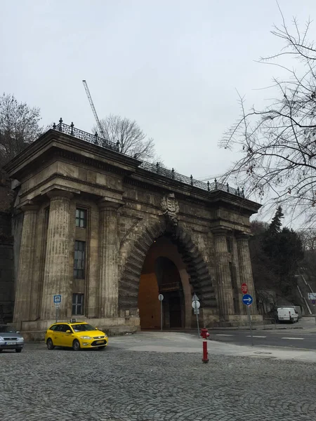 Vista Sulla Strada Budapest Ungheria — Foto Stock