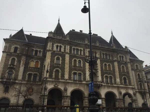 Vista Rua Budapeste Hungria — Fotografia de Stock