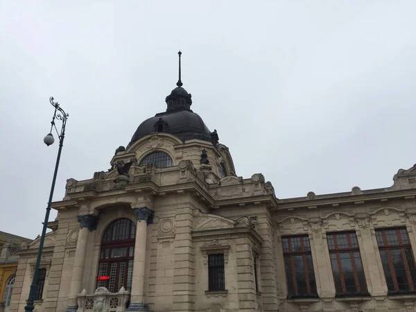 Budapeşte Macaristan Szechenyi Termik Banyosu — Stok fotoğraf