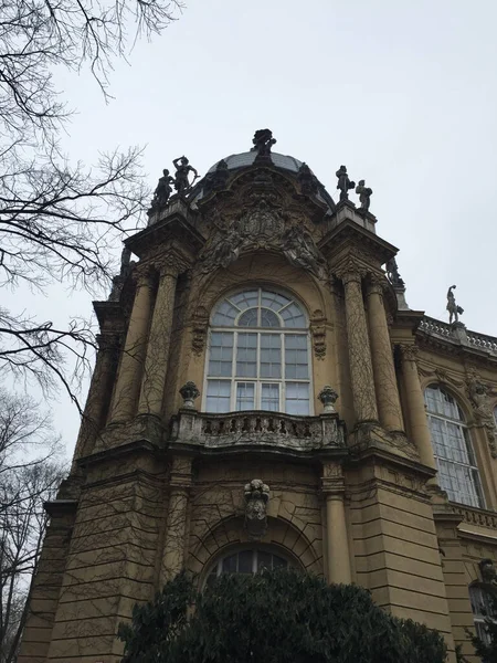 Banho Térmico Szechenyi Budapeste Hungria — Fotografia de Stock