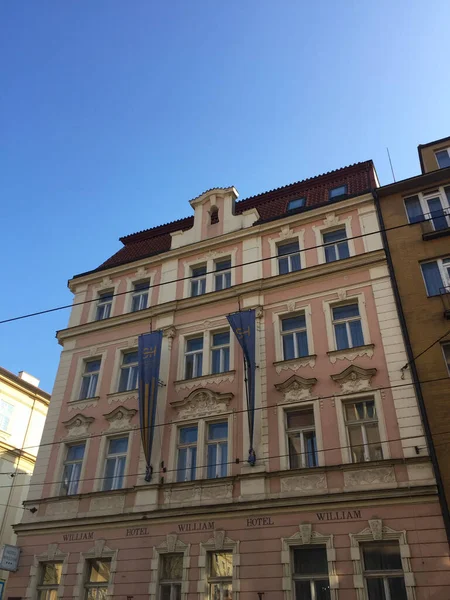 Straten Van Oude Stad Praag Tsjechië — Stockfoto