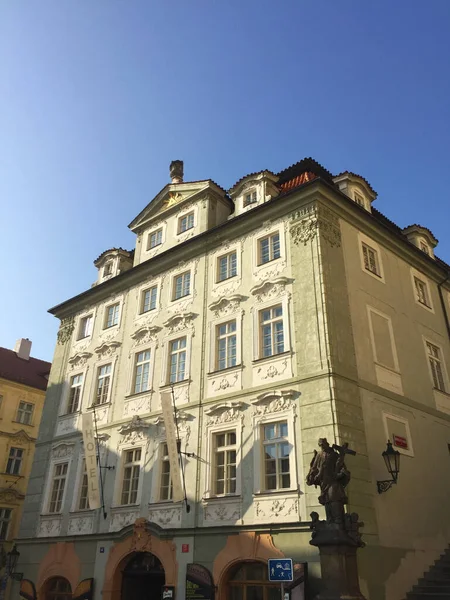 Straten Van Oude Stad Praag Tsjechië — Stockfoto